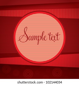 Decorative template frame design for various purposes, decorative frame circle, vector background illustration