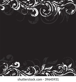 Decorative template grunge background, illustration