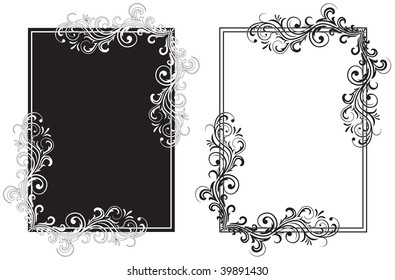 Decorative template grunge background, illustration