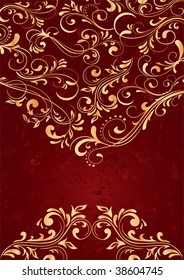 Decorative template for text, illustration