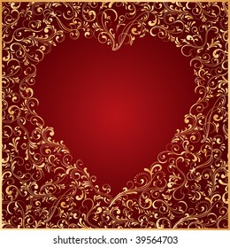 Decorative template for text, illustration