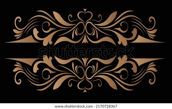 Decorative Templates Elegant Classical Decor Stock Vector (Royalty Free ...