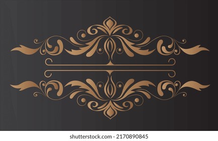 Decorative templates elegant retro  shapes