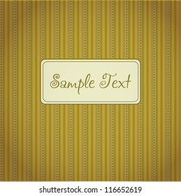 Decorative text background with geometrical linear pattern. Template for design and decoration with text frame