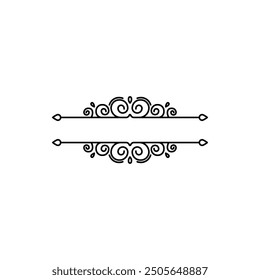 Decorative Text Frame Vector Illustration