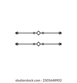 Dekorative Textrahmen-Vektorgrafik