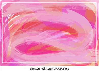 Decorative texture painting Brushed Splash Painted Abstract Background. Vibrant paint pattern backdrop. Chaotic brushstrokes painting.