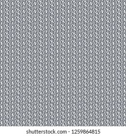 Decorative textured pattern with stripes. Dense cotton fabric in blue and white. Upholstery. Vector illustration.