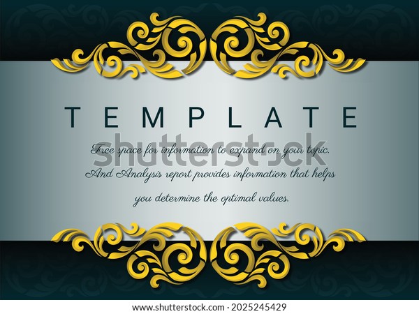 Decorative Thai traditional art frame for
invitations, frames, menus, labels and websites. Elegant vector
element Eastern style, place for text. Lace illustration for
invitations and greeting
cards