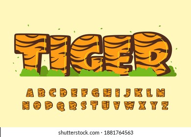 Tiger Alphabet Images Stock Photos Vectors Shutterstock