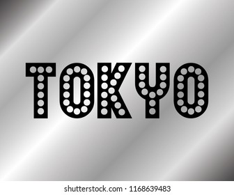 Decorative Tokyo Text