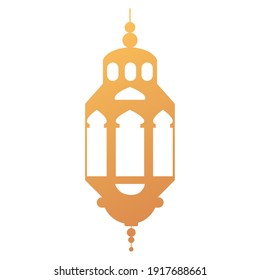 diseño de icono de ilustración de vectores de linternas arabias tradicionales decorativas