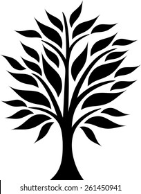 Decorative Tree Stock Vector (Royalty Free) 261450941 | Shutterstock