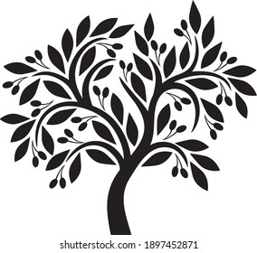 Decorative Simple Tree Stock Vector (Royalty Free) 149066183 | Shutterstock