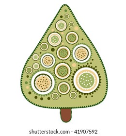 decorative tree vector