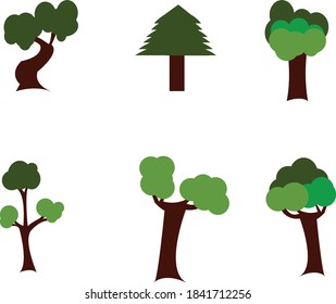 Decorative tree. Vector drawing with Adobe Illustrator.