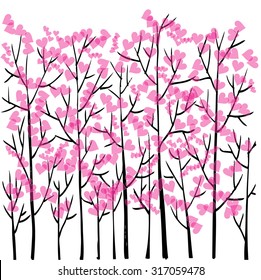 Decorative trees background
