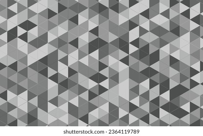 decorative triangle gray for background or wallpaper