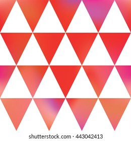 Decorative triangles. Abstract stylish background. Seamless pattern. Stock vector.