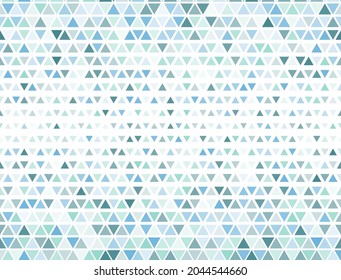 Decorativos triángulos a medio tono de fondo. Fondo de la cubierta de la estructura triangular de diseño. Geometría de semitono aleatoria triángulos.