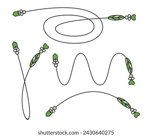 decorative and tribal arrows symbols illustration