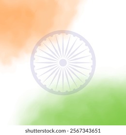 Decorative tricolor Indian flag theme texture background