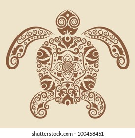 Kraken Creature Skull Head On Grunge Stock Vector (Royalty Free ...