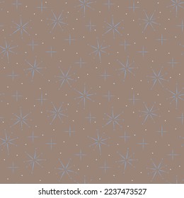 patrón ininterrumpido de la estrella de brillo decorativo