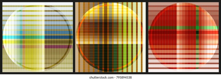 Decorative two-dimensional frame. Simple geometric forms of sharp elements composed in a certain composition.