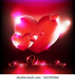Decorative valentines day background