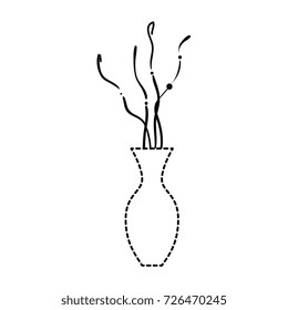 decorative vase isolated icon