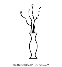 decorative vase isolated icon