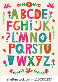 Decorative Vector Alphabet