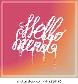 Decorative vector art for design. Label.