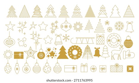 Fondo decorativo del Vector con los copos de nieve, Elementos festivos del año Nuevo. Navidades felices y diseño feliz del Anuncio de vacaciones del año Nuevo para las tarjetas del invierno, los carteles, papel de regalo, decoración de la celebración.