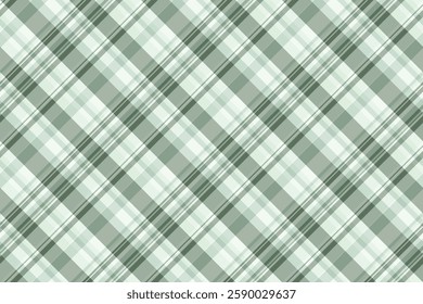 Decorative vector background tartan, intricate plaid fabric texture. Manufacture textile seamless check pattern in white and pastel colors palette.