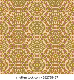 Decorative vector background tile in art deco style in fine nostalgic colors