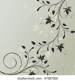Decorative vector card