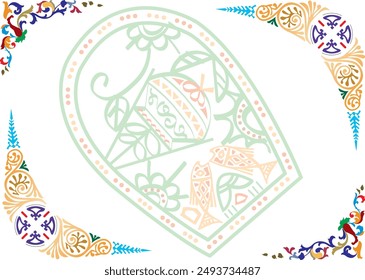 decorative vector design used for textile + wedding  invitation card+ graphics work etc