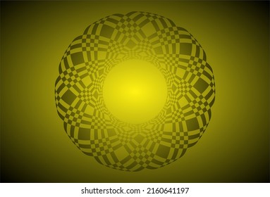 decorative vector with a dominant color of green that forms a beautiful ornament