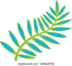Decorative vector elegant element twig. Natura, organic, ecology theme for background, textile print, fabric decoration, invitation cards and postcards, poster print and more. Hand drawn illustration.