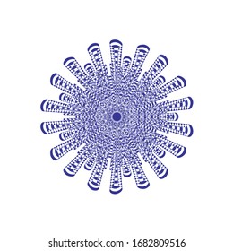 Decorative vector element for design. Abstract shape