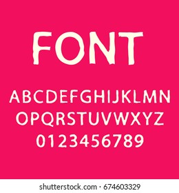 Decorative vector font