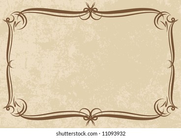 decorative vector frame