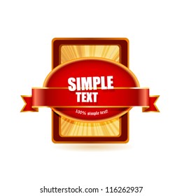 Decorative vector frame.