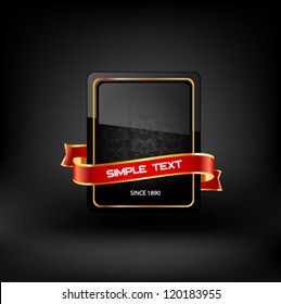 Decorative vector frame