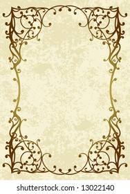 decorative vector frame