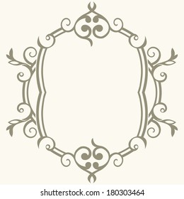 decorative vector frame