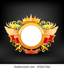 Decorative vector frame.