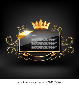Decorative vector frame.